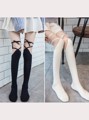 All-Match Over Knee Lolita Style Socks OTKS (NP01)